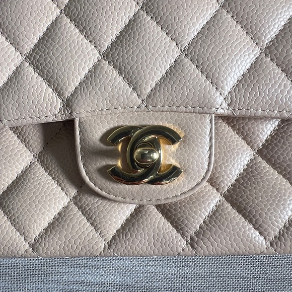 CHANEL Handbags - Chanel Medium Caviar Classic Double Flap Bag